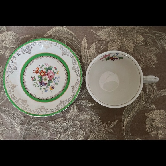 Creampedal Grindley England Teacup & Saucer - Picture 6 of 15